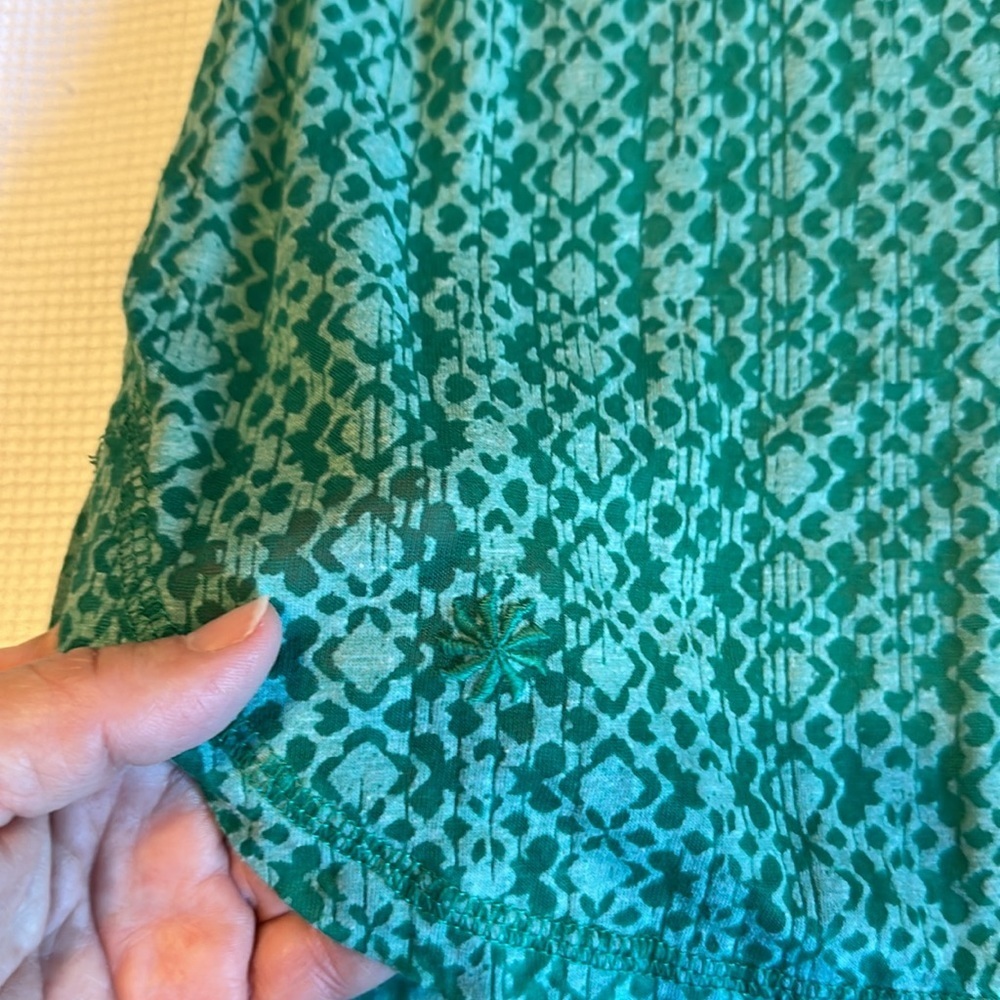 Athleta green hooded lightweight long top / coverup Size XS - Picture 12 of 14